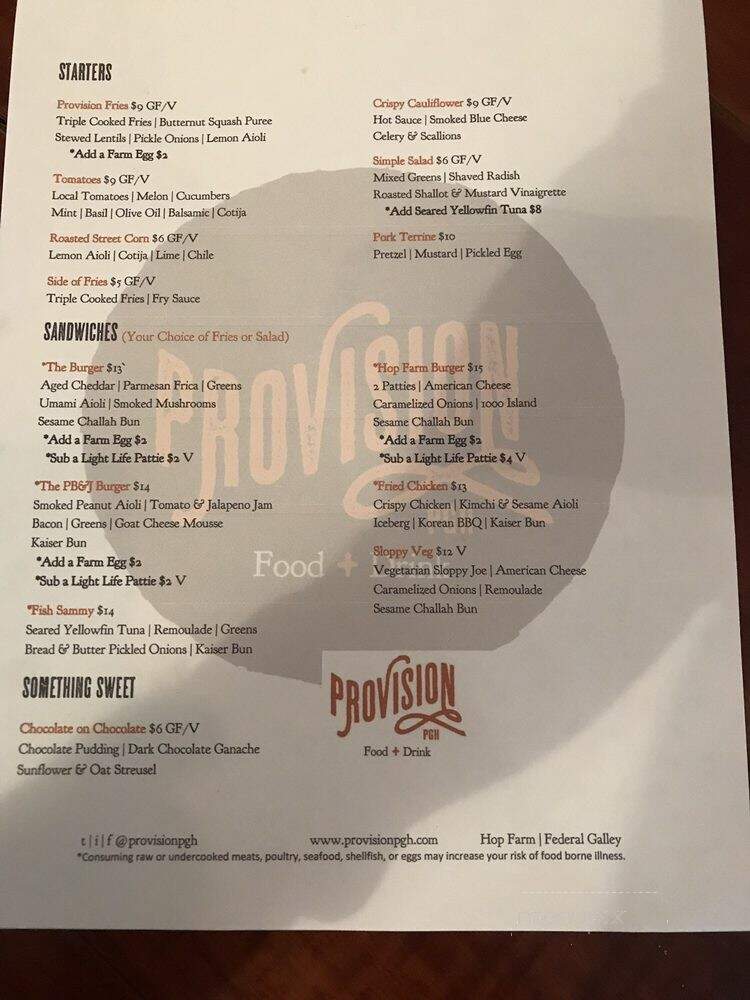 Hop Farm Brewing Co. - Pittsburgh, PA menu_pic