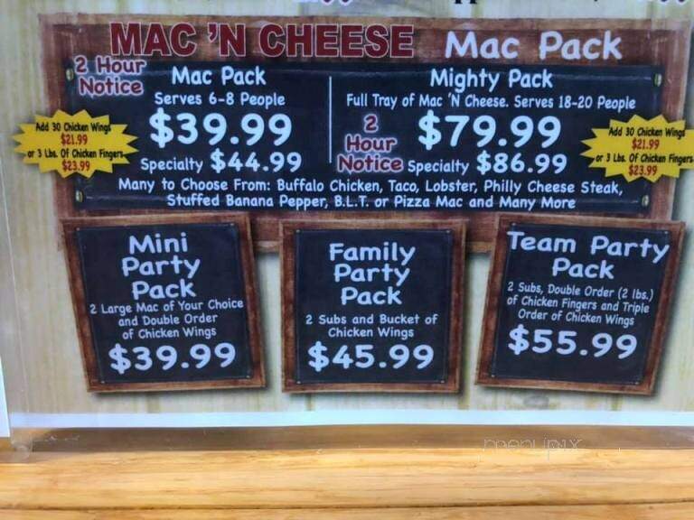 Mooney's Sports Bar & Grill - Lancaster, NY menu_pic