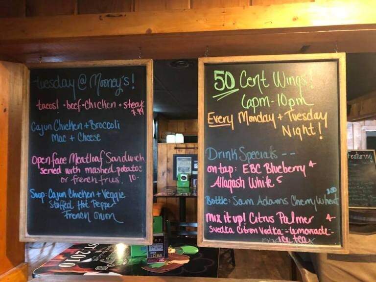 Mooney's Sports Bar & Grill - Lancaster, NY menu_pic
