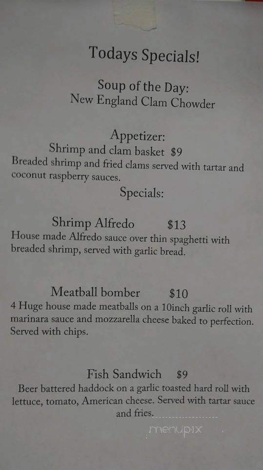 Mooney's Sports Bar & Grill - Lancaster, NY menu_pic
