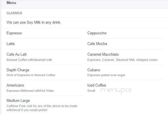 Sanibel Deli and Coffee Factory - Sanibel, FL menu_pic