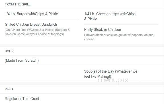 Sanibel Deli and Coffee Factory - Sanibel, FL menu_pic