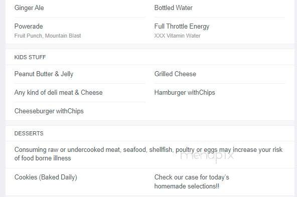 Sanibel Deli and Coffee Factory - Sanibel, FL menu_pic