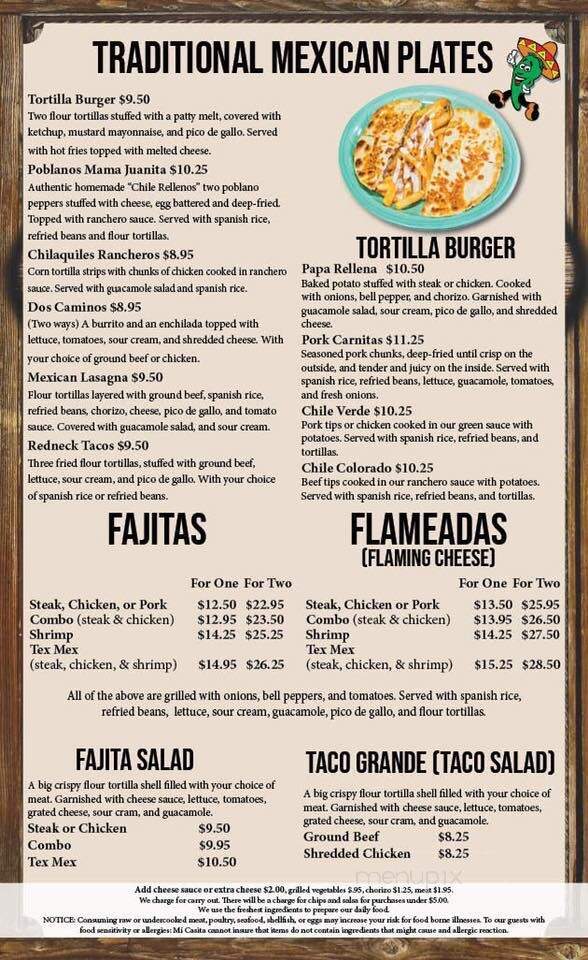 Mi Casita - Gadsden, AL menu_pic