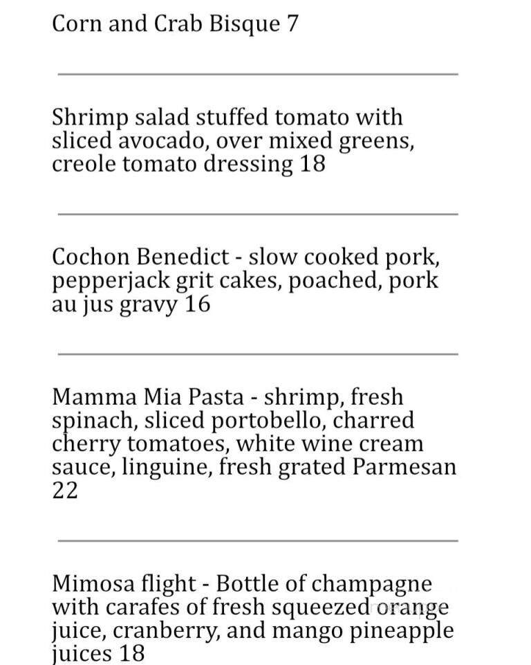 Mande's Restaurant - Mandeville, LA menu_pic
