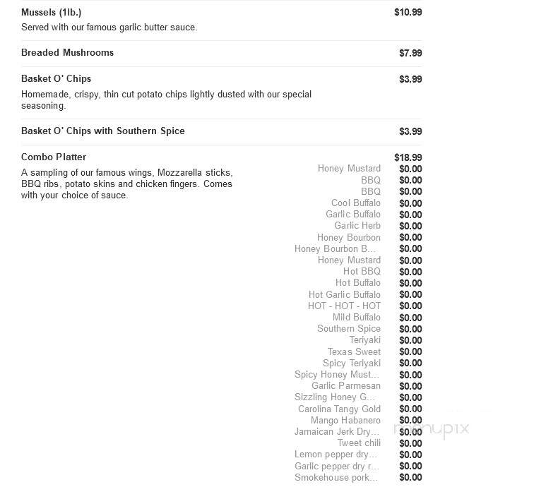 Geppetto's Pizza & Ribs - North Olmsted, OH menu_pic