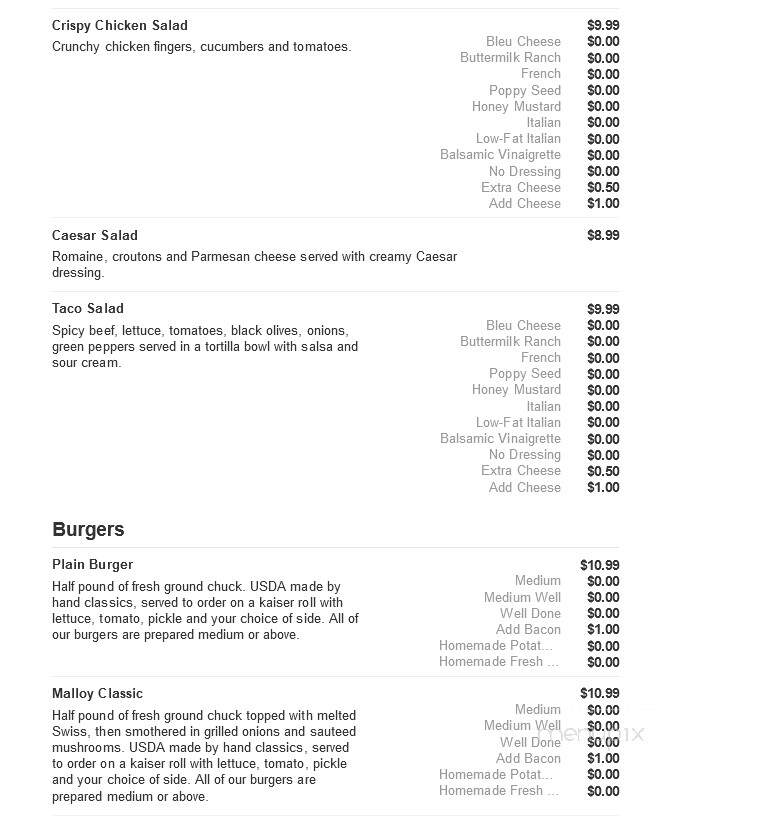 Geppetto's Pizza & Ribs - North Olmsted, OH menu_pic