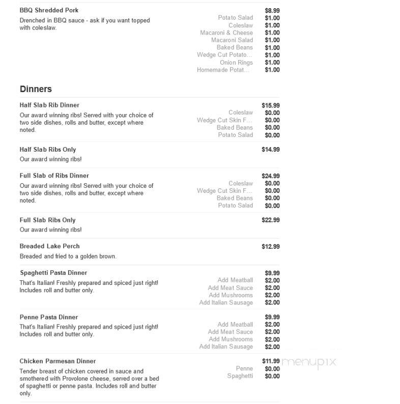 Geppetto's Pizza & Ribs - North Olmsted, OH menu_pic