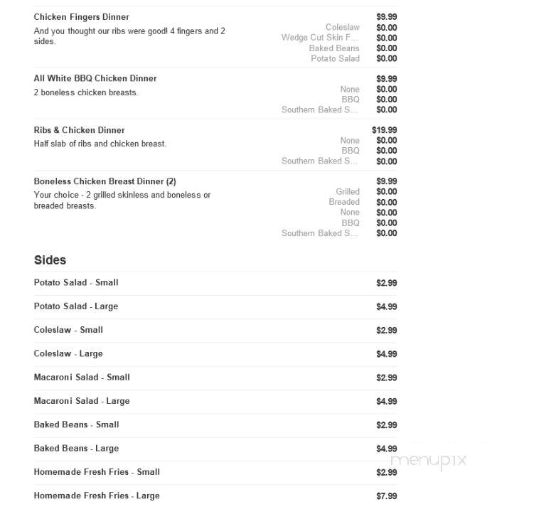 Geppetto's Pizza & Ribs - North Olmsted, OH menu_pic