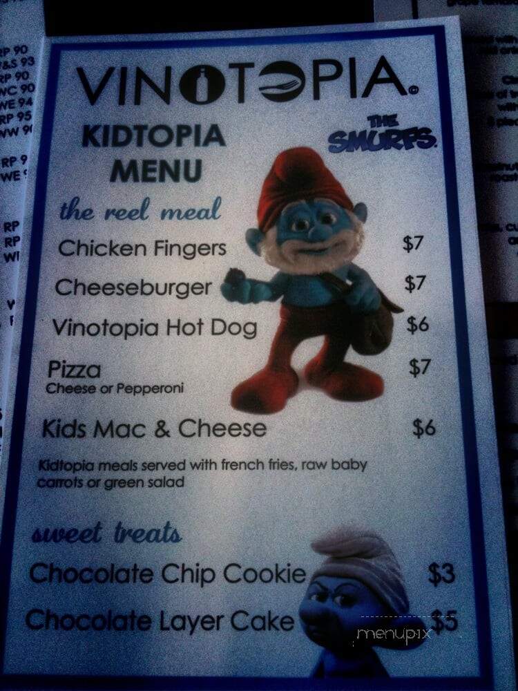 Cinetopia Progress Ridge 14 - Beaverton, OR menu_pic