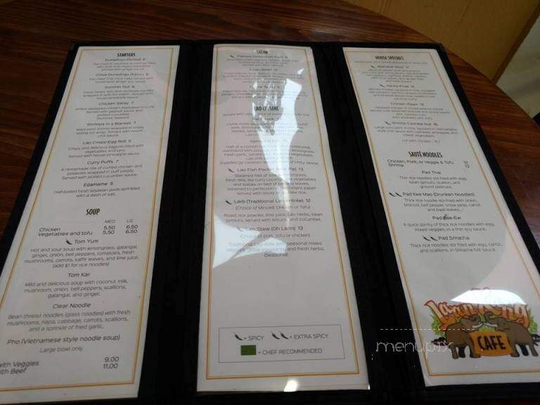 Laan Xang Cafe - Belfast, ME menu_pic