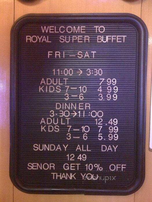 Royal Super Buffet - Gulfport, MS