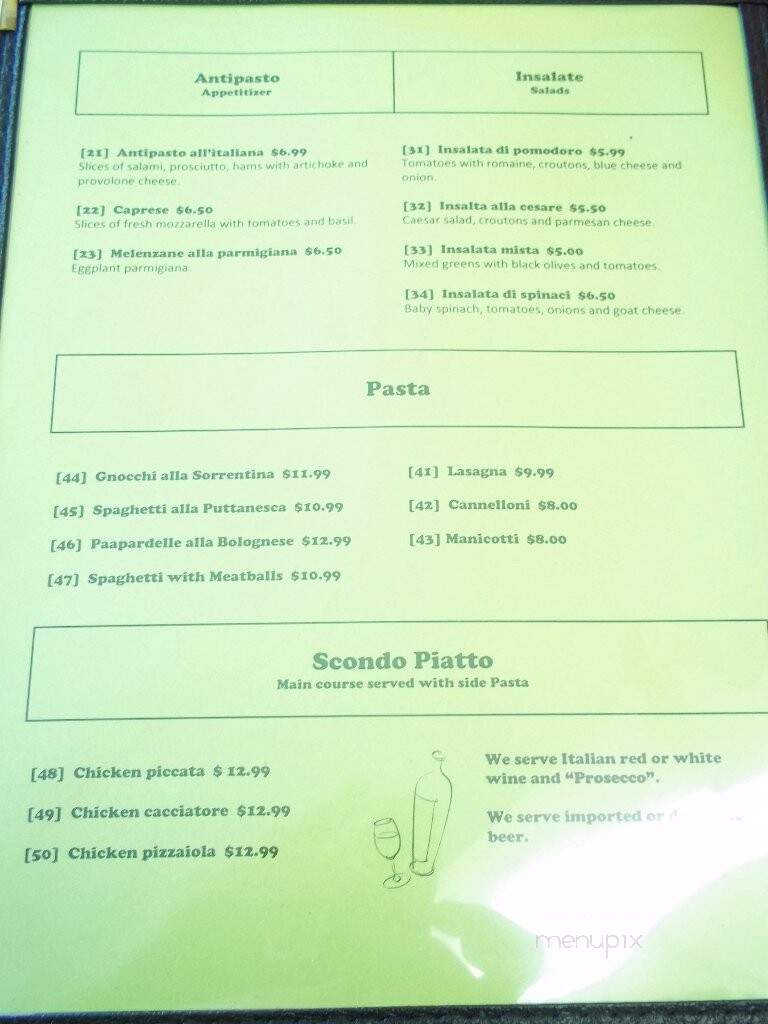 Dolce Italia - Sarasota, FL menu_pic