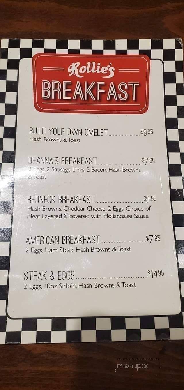 Rollie's Rednecks and Longnecks - Sauk Rapids, MN menu_pic