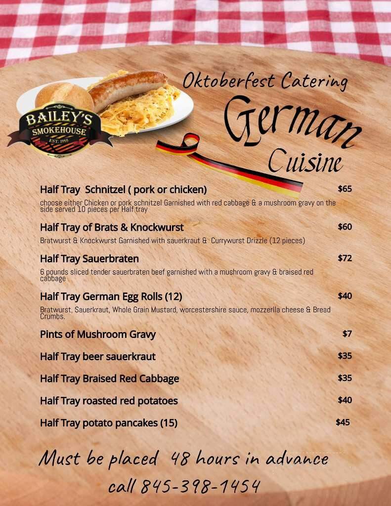 Baileys Blauvelt Inc - Blauvelt, NY menu_pic