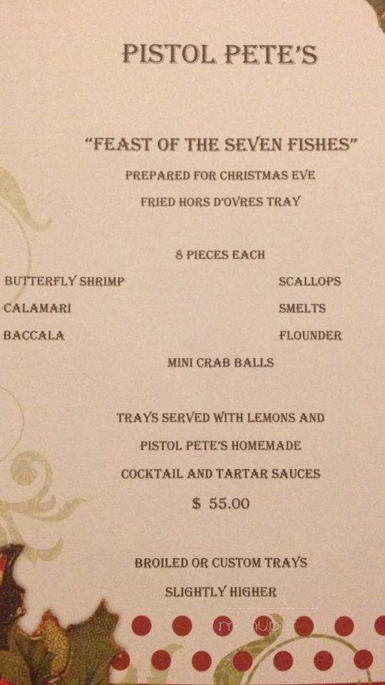 Pistol Petes Seafood LLC - Bristol, PA menu_pic
