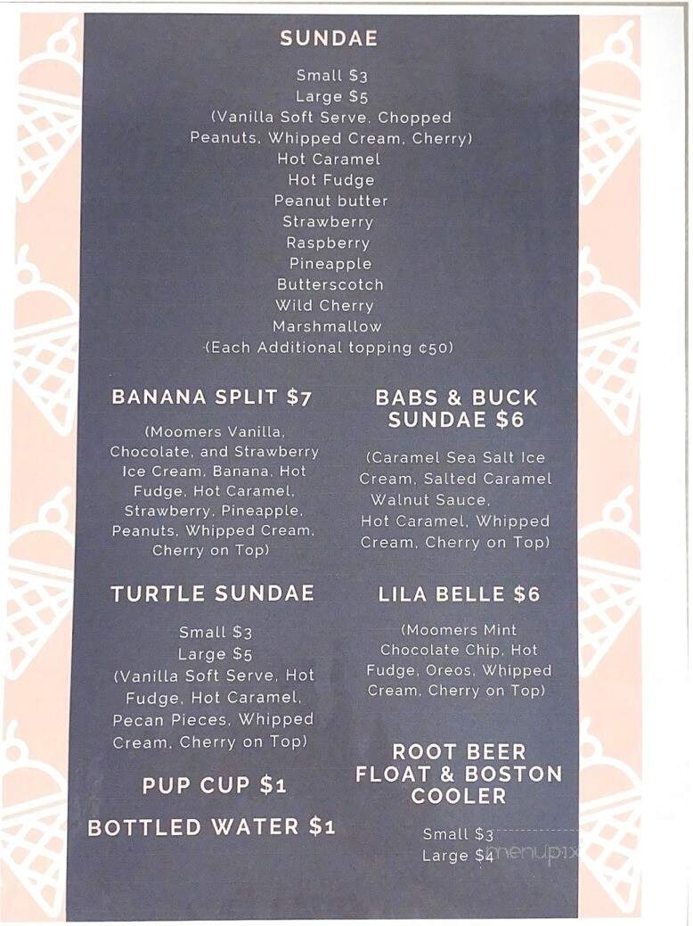 Dairy King - Beulah, MI menu_pic