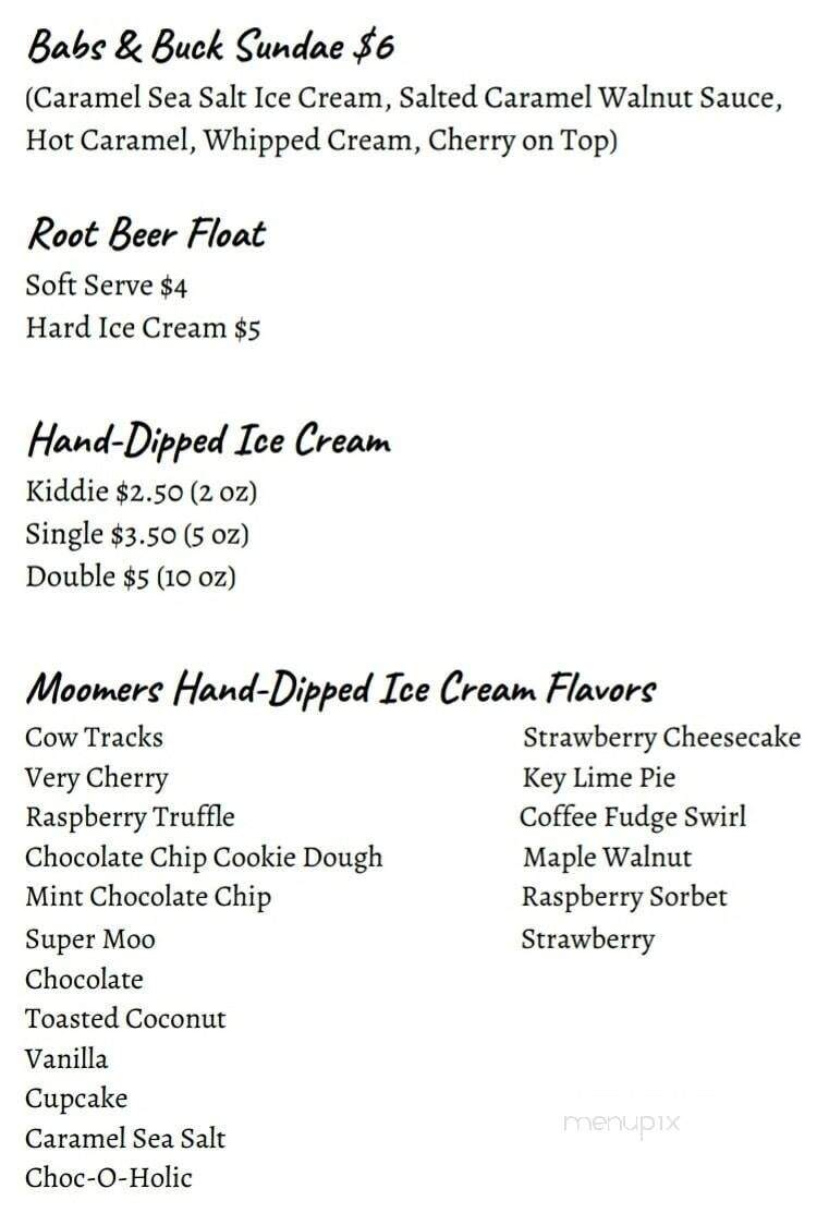 Dairy King - Beulah, MI menu_pic