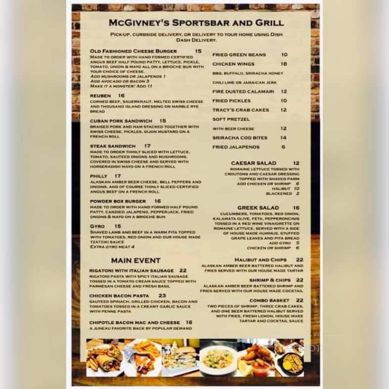 McGivney's Sportsbar & Grill - Juneau, AK