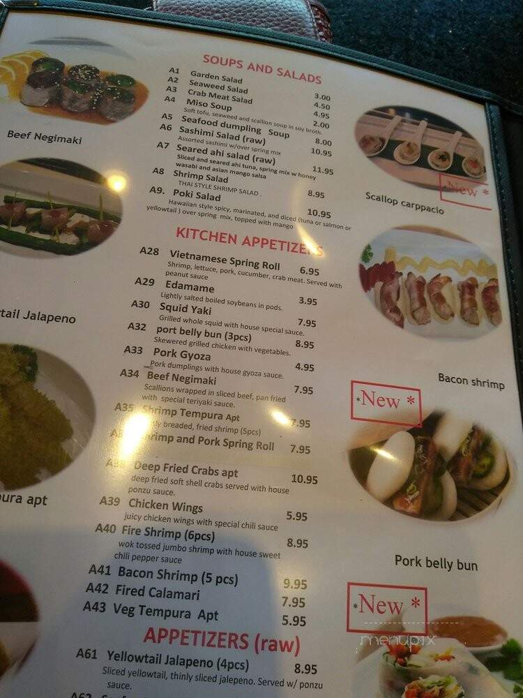 Osaka Sushi - Stillwater, MN menu_pic