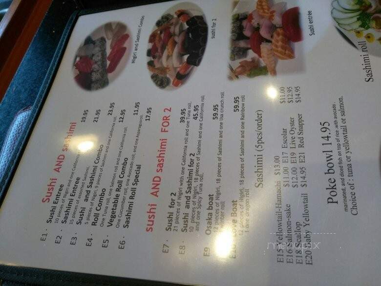 Osaka Sushi - Stillwater, MN menu_pic