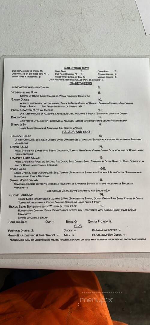 the Grafted Root Eatry - Grand Blanc, MI menu_pic