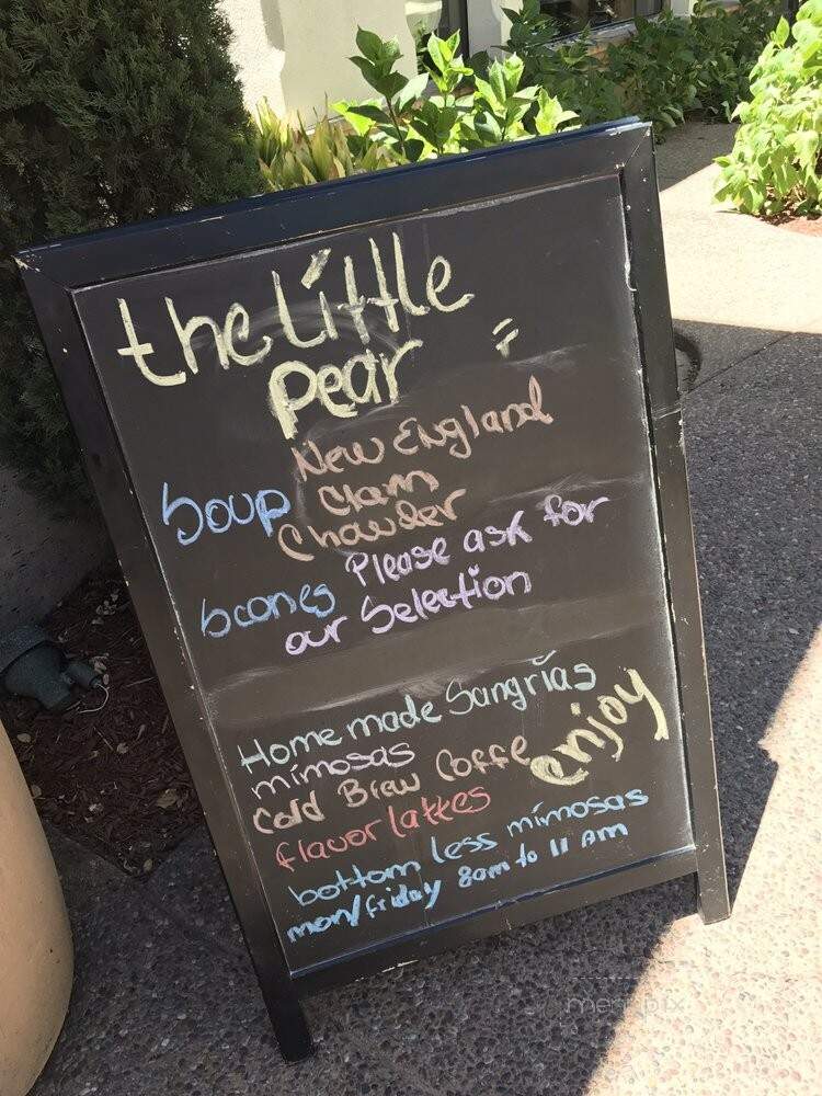 The Little Pear - Danville, CA menu_pic