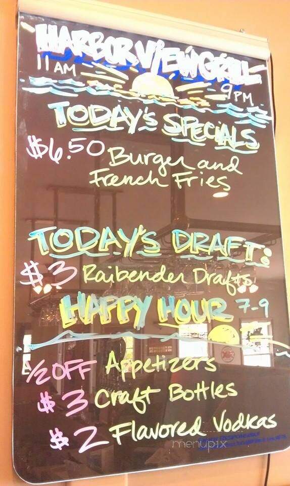 Harbor View Grill - Erie, PA menu_pic