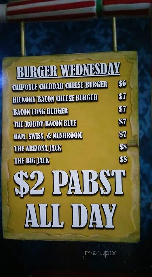 Jack's Tap Room and Quarterback Bar - Portland, OR menu_pic