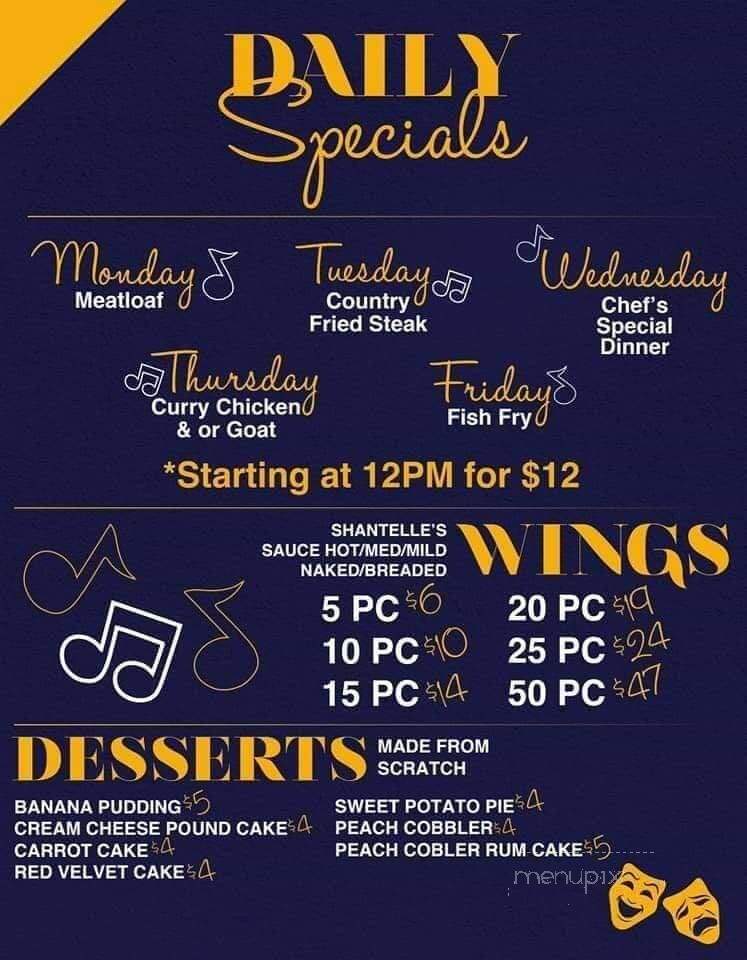 Shantell's Cafe - Sanford, FL menu_pic