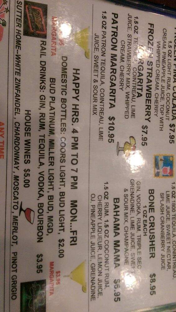 Big Daddy Bar & Grill - Lanham, MD menu_pic