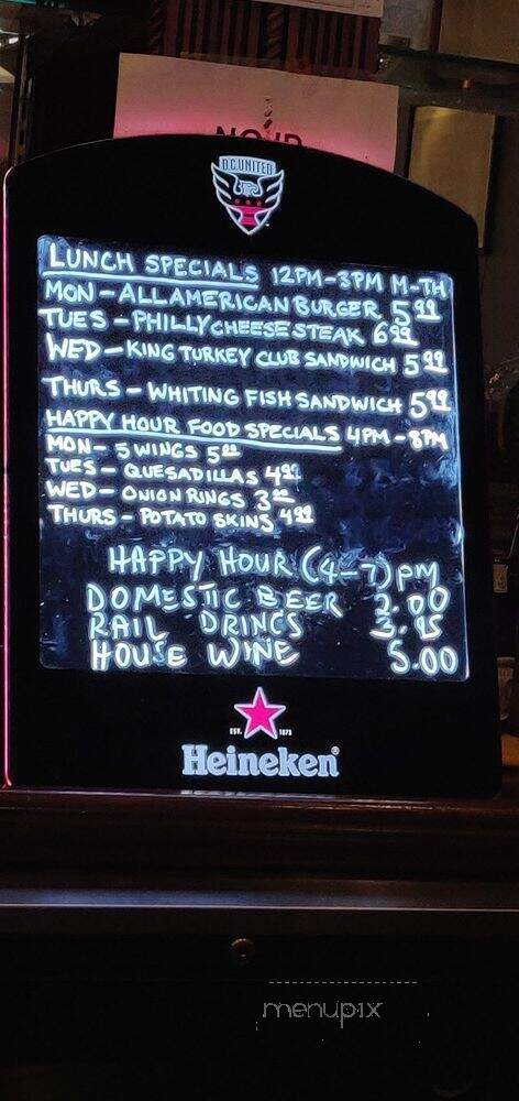 Big Daddy Bar & Grill - Lanham, MD menu_pic