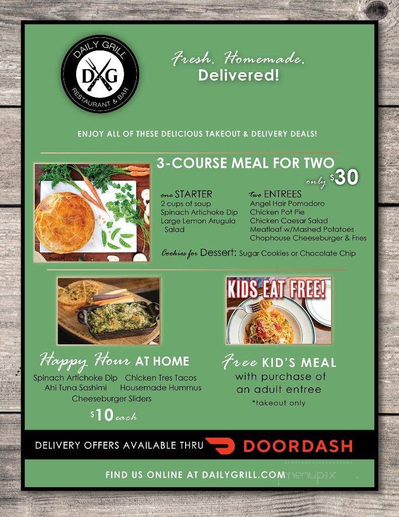 Daily Grill - Tulsa, OK menu_pic