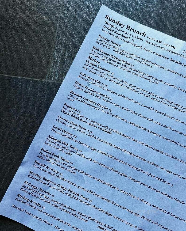 Beer Run - Charlottesville, VA menu_pic