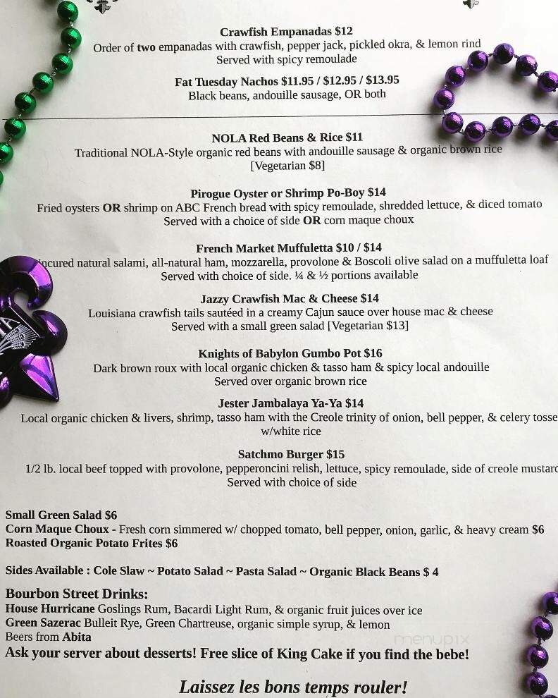 Beer Run - Charlottesville, VA menu_pic