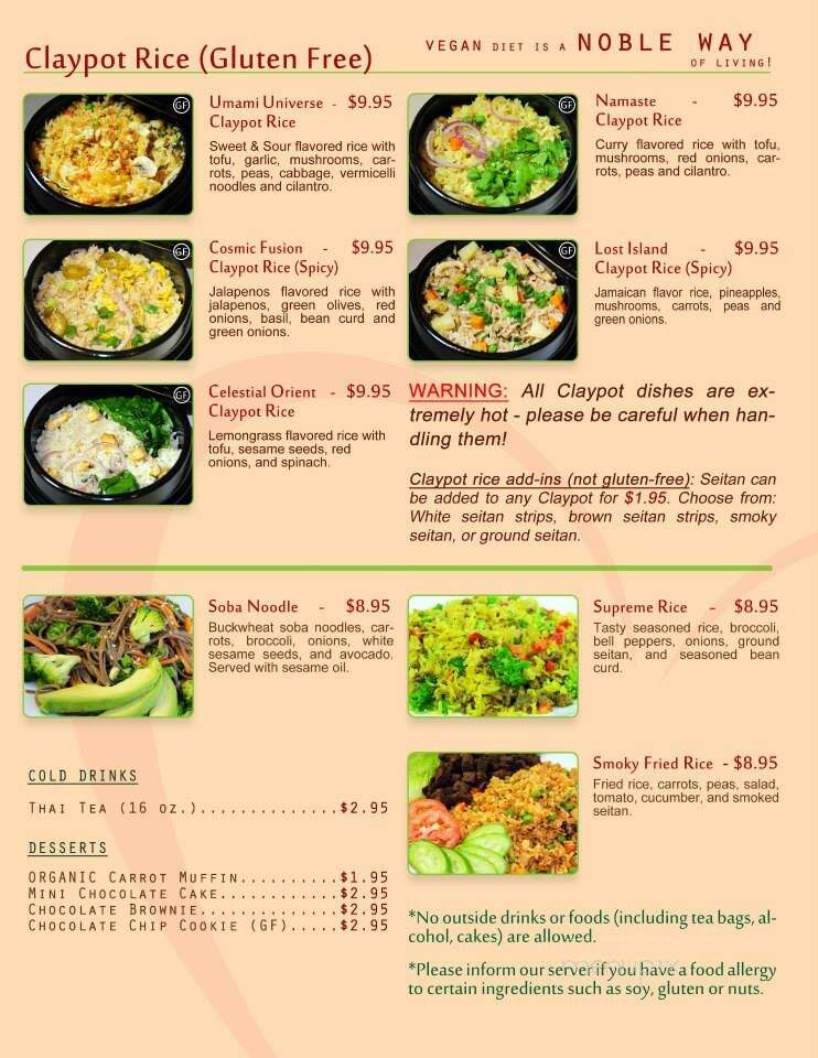 Loving Hut Vegan Cuisine - Arlington, TX menu_pic