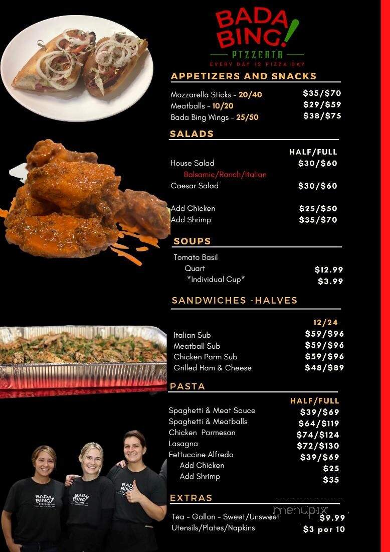 Bada Bing Pizzeria - League City, TX menu_pic