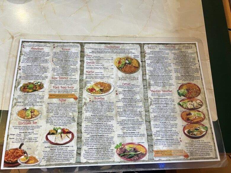 Torero's Mexican Restaurant - Erie, PA menu_pic