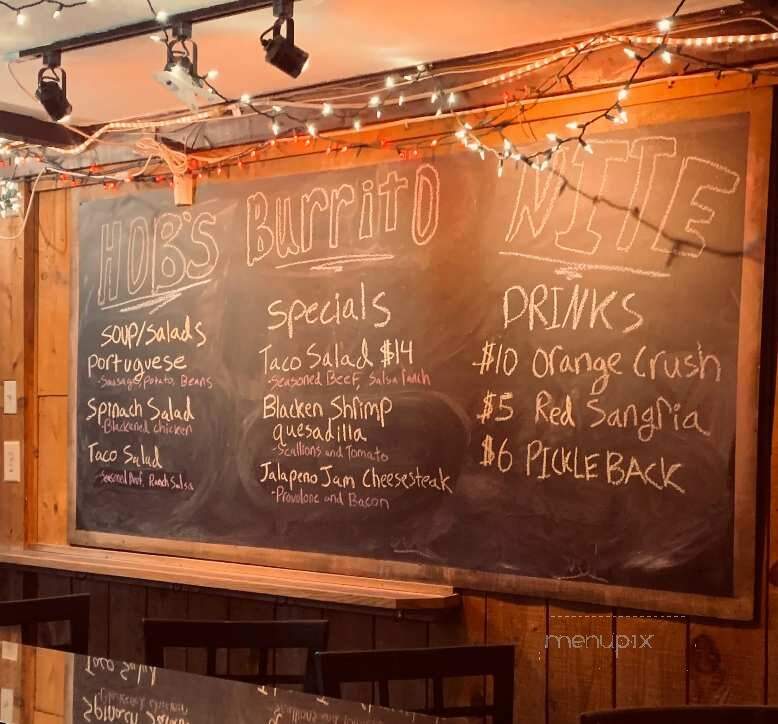 Hob Tavern - Bordentown, NJ menu_pic