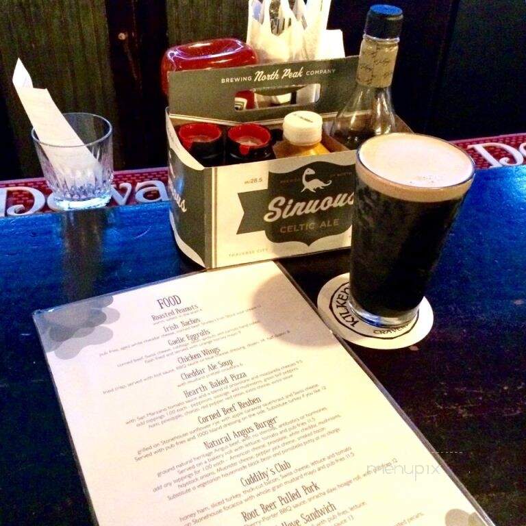 Kilkenny's Irish Public House - Traverse City, MI menu_pic