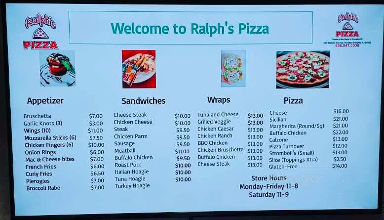 Ralph's Pizza & Francesca's - Haddon Heights, NJ