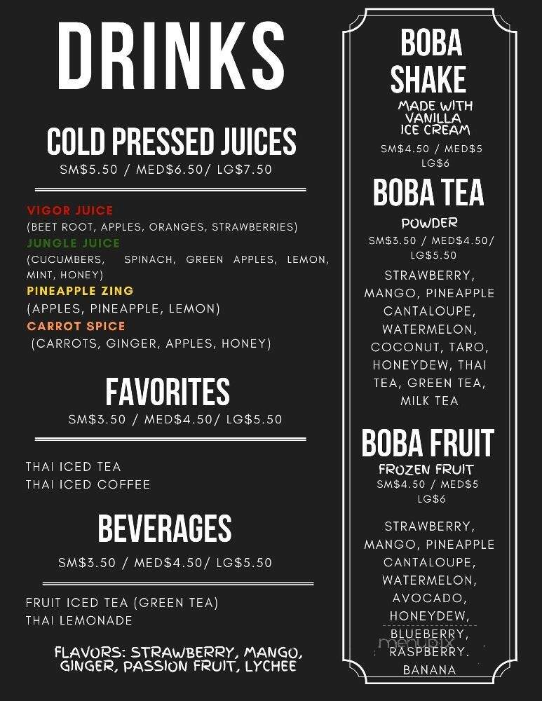 Mekong Cafe - Milwaukee, WI menu_pic