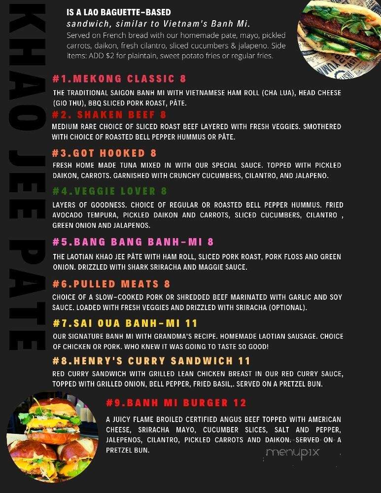 Mekong Cafe - Milwaukee, WI menu_pic