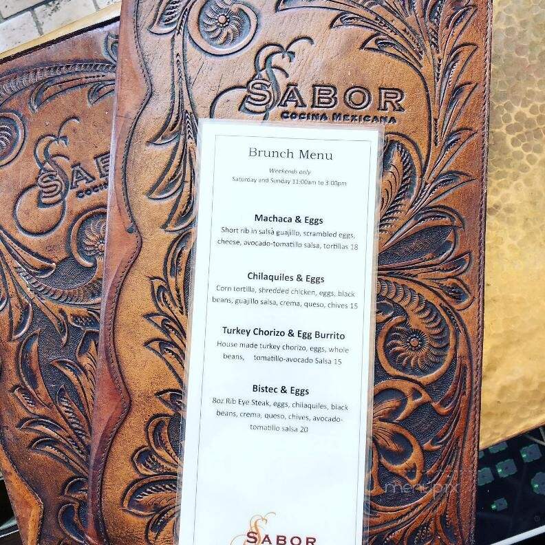 Sabor Cocina Mexicana - Valencia, CA menu_pic