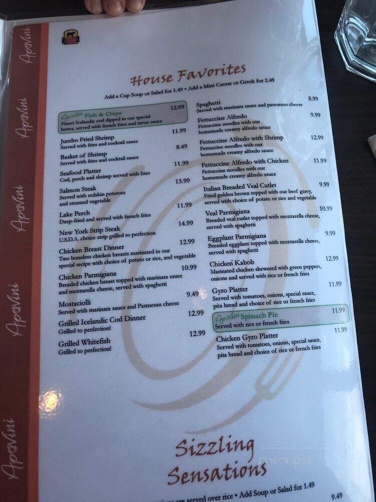 Apovini Grill - Troy, MI menu_pic