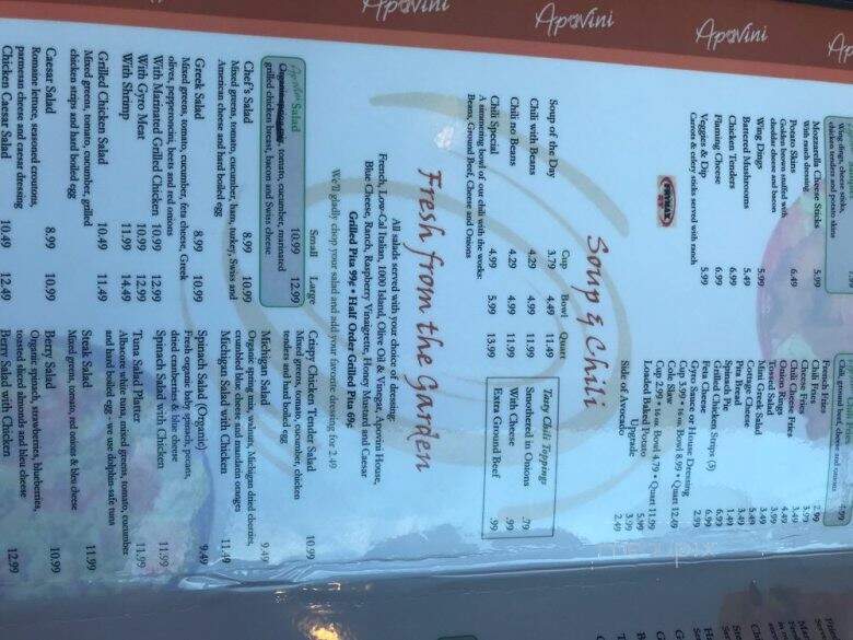 Apovini Grill - Troy, MI menu_pic