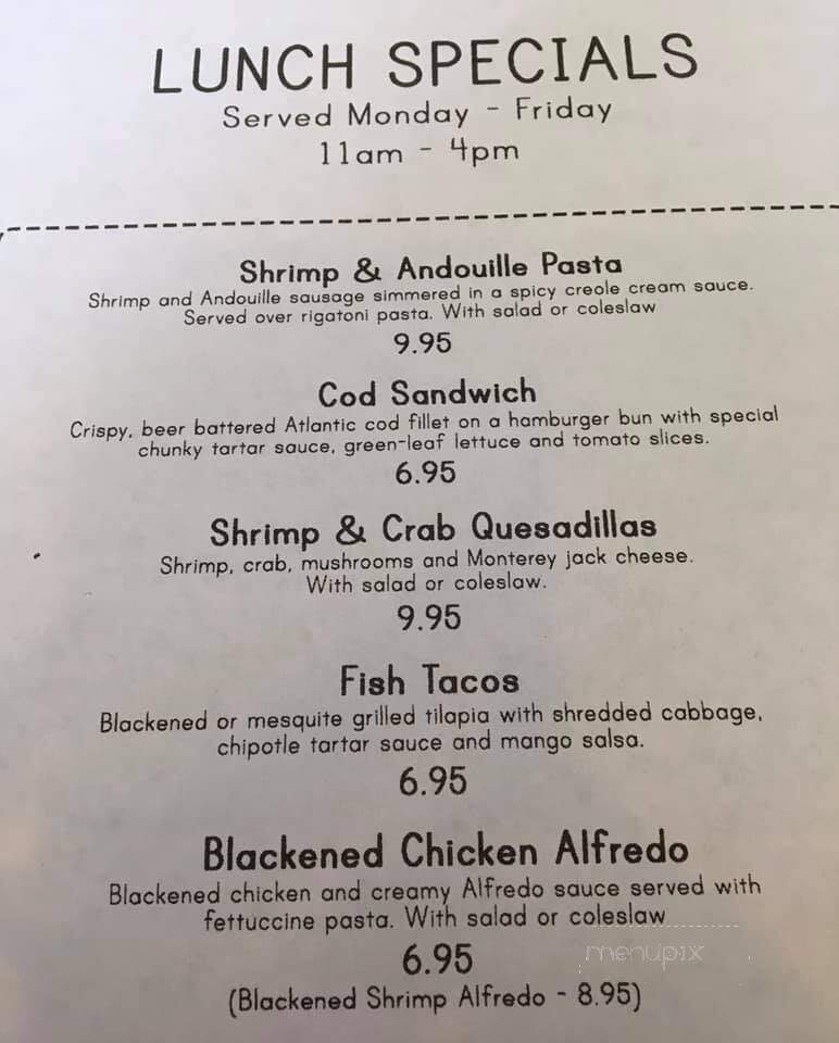 Fishmonger's Restaurant - Plano, TX menu_pic