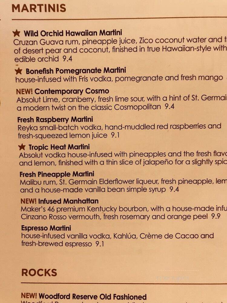 Bonefish Grill - Bonita Springs, FL menu_pic