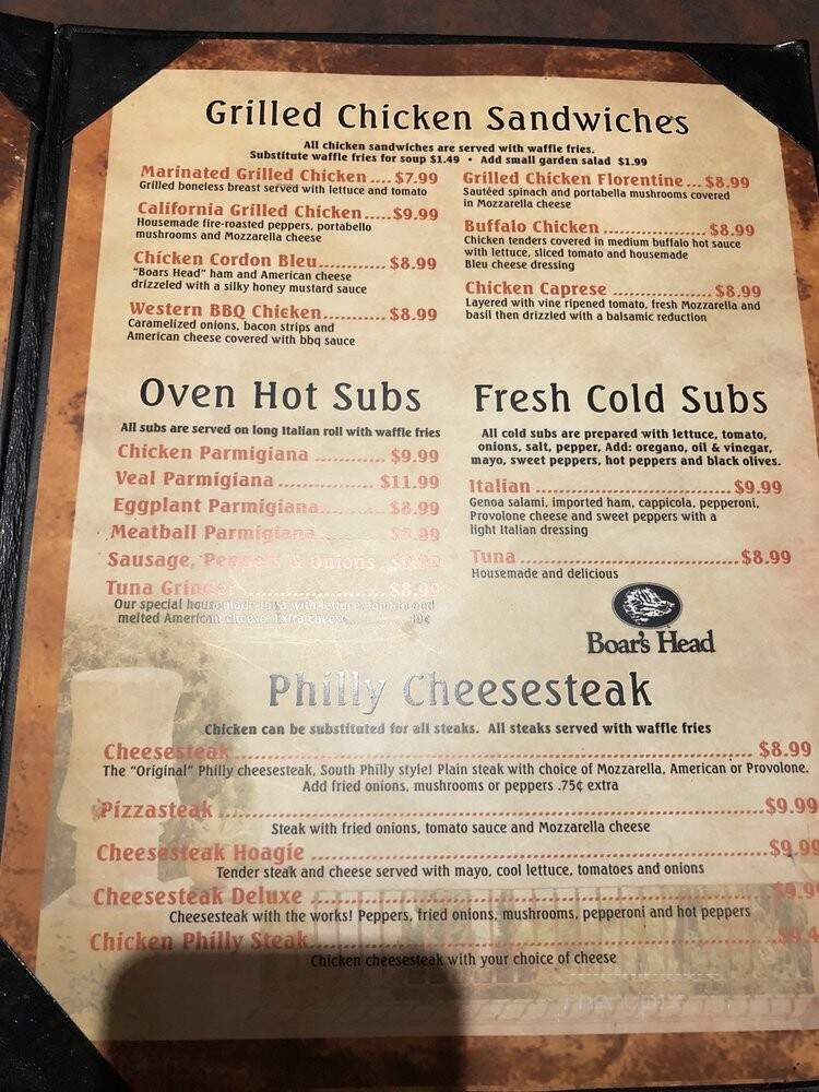 Pepperoni Grill Restaurant - Coral Springs, FL menu_pic