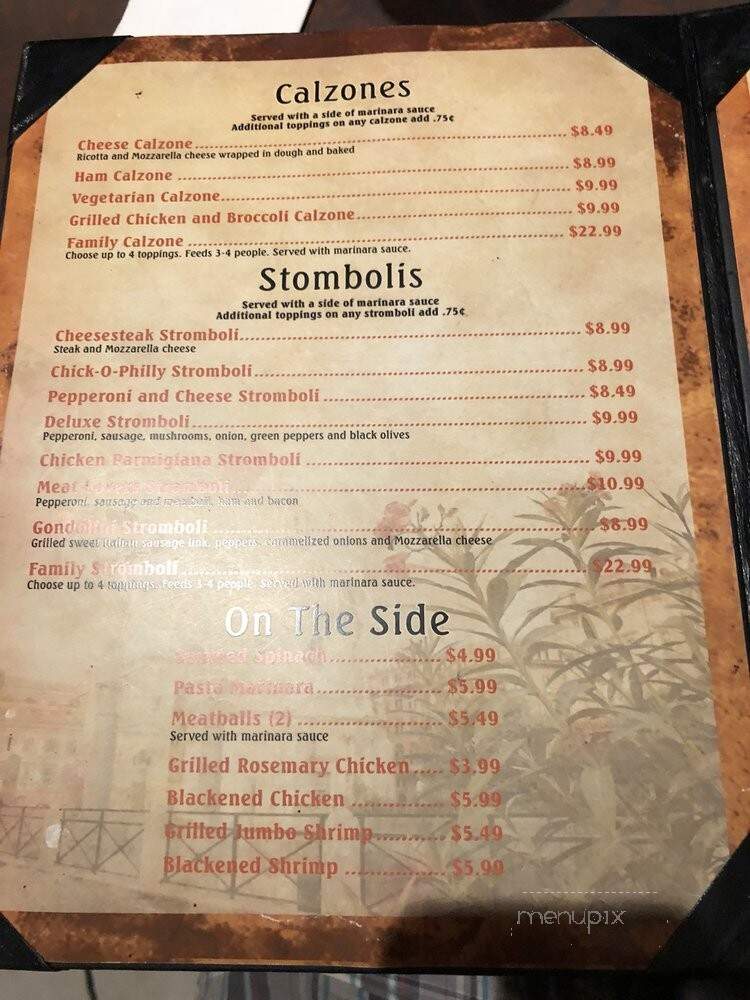 Pepperoni Grill Restaurant - Coral Springs, FL menu_pic